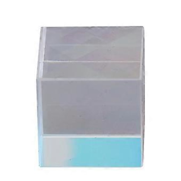 Farve Kubus Prisme 20mm 6 Sider Optisk Glas RGB Dispersion Prisme til Fysik og Dekoration med Opbevaringsboks