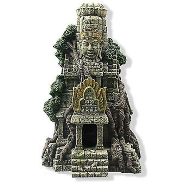 Hjemmeakvarie Ornament Antik Sten Buddha Resin Figurer Akvarie Ornament Fisketank Akvarie De