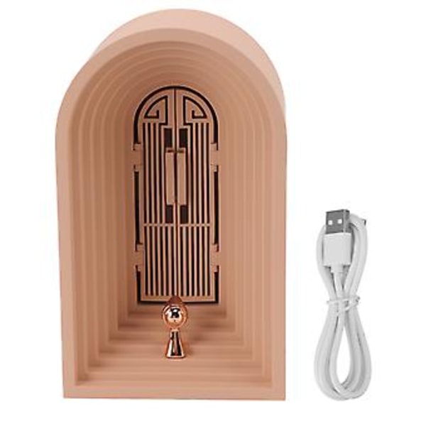 Bluetooth-högtalare för skrivbord, USB-skrivbordshögtalare för sovrum med nattlampa och lyxig finish