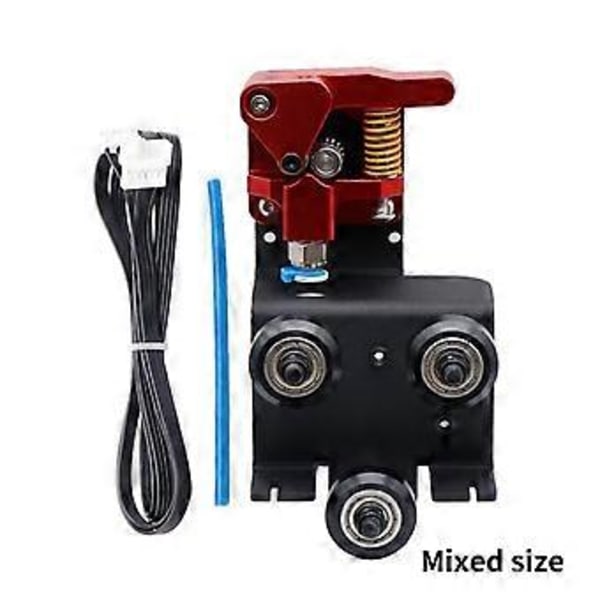 för Ender3 Dubbelväxelstruder Direkt Drive Uppgradering Kortdistans Dubbelväxel Extruder Kit Med Remhjul Motorkabel