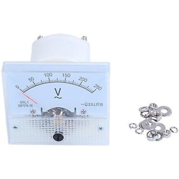 Analog 85l1 AC 250 V Panelmätare Voltmeter Mätinstrument Installationsutrustning