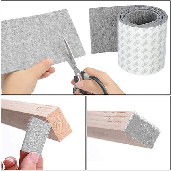 1 meter filt dynor Diy självhäftande tunga filt golvskydd dynor