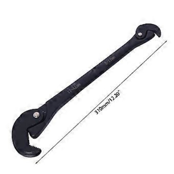 12.2\" Multifunksjonell Skralle-nøkkel med Fjær for 8-42mm Skruer