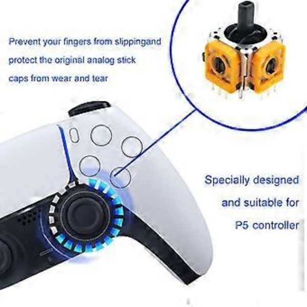 5x 3D Analog Sensor Modul Kontroller Joystick Axel Analog Tumspakar för