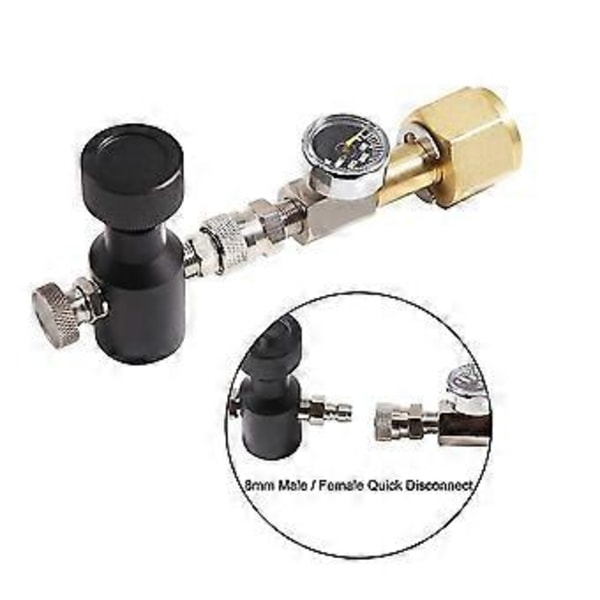 Ny CO2 Sylinder Tank Refill Adapter Fyllestasjon, cga320