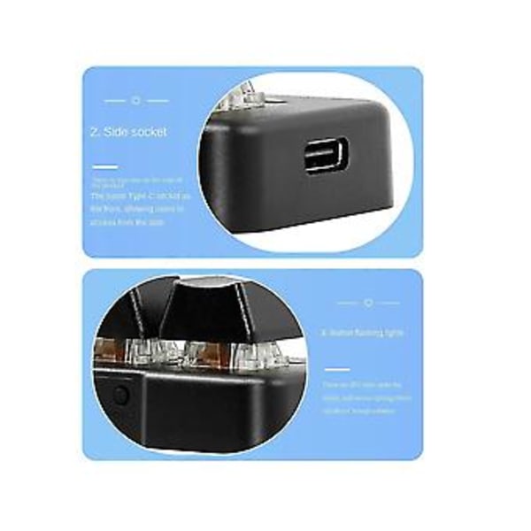 Usb Com Ohjelmointi Makronuppi 3 Näppäintä Liitä Mini Painike Peli Mekaaninen