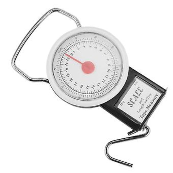 Bärbar Bagagevåg Resevåg Hängande Resväska Krok 22kg 50lb Måttband