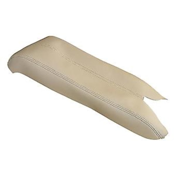 Bil Mikrofiberläder Mittkonsol Box Pad Armstödsskydd För 2007-2012 Beige