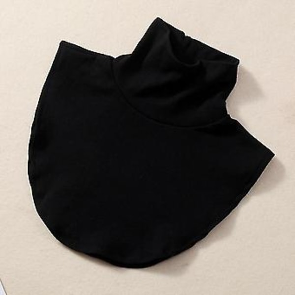 2 st Falska Polokrage Avtagbara Kragar Set Halv Topp Mock Blus Krage För Kvinnor Män