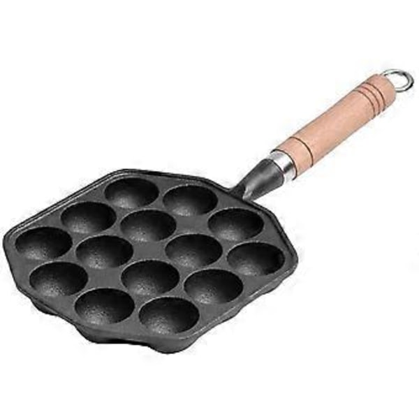 14 Hål Non-Stick Takoyaki Maker Bläckfiskbollsmaskin Bläckfisk Bakmaskin Hemmabakningsformar Formbricka Kök, A