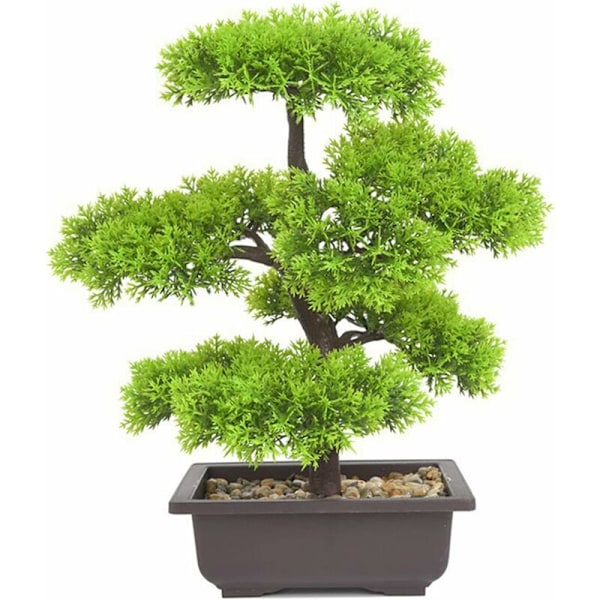 Keinotekoinen kasvi bonsai elinvoimainen kaunis simulaatio koriste havupuut sypressi kasvit bonsai kotiin keinotekoinen puu bonsai houkutteleva