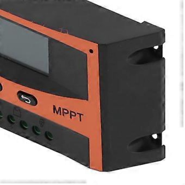 Solarladdningsregulator Panel Batteri Fotovoltaisk MPPT Regulator med Dubbla USB-Portar 12V/24V20A