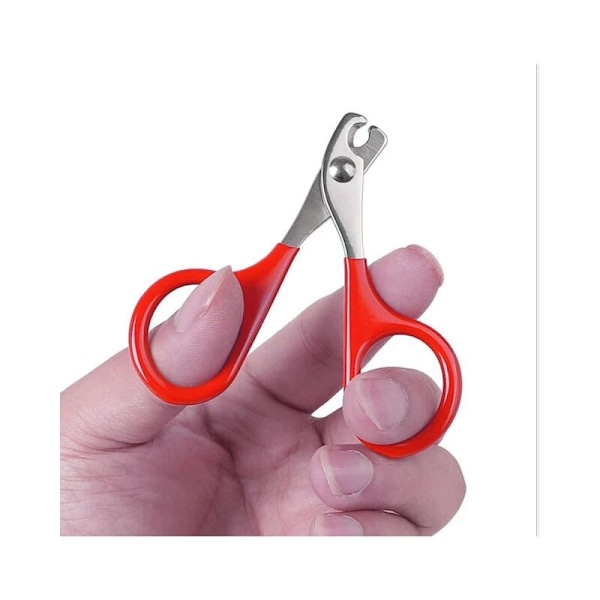 Cat Nail Clippers for Small Dog Cat Professional Puppy Nail Clippers Pet Nail Clippers Scissors Trimmer Grooming and Care Cat Accessories Red