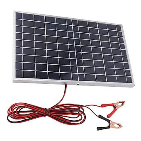 Solpanel Kit, Solpanel 15W 18V Solcellsladdare för Hemmet Solpanel Exceptionellt Hantverk