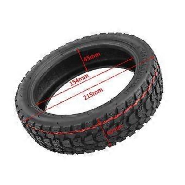 8,5 tum slanglös däck 50/75-6.1(8 1/2x2) Off-Road Vakuumdäck Elektrisk Scooter Explosionssäkert Halkskyddsdäck med Ventil