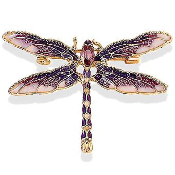 Dragonfly Brooch Pin Akryl Fluga Insekt Broschnål För Kvinnor Kläder Korsage
