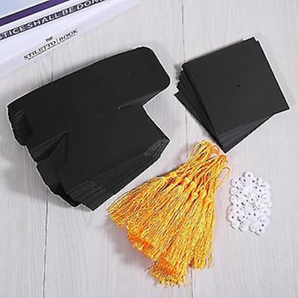 25 stk. DIY Graduation Cap SD-boks Sjokoladeboks For Graduation Favor Cap B