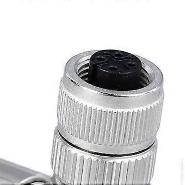 M12 Kaapeli Naarasliitin Kulma Metallinen Asennusliitin Hitsaustyyppinen Adapteriliitin M12GD1S4