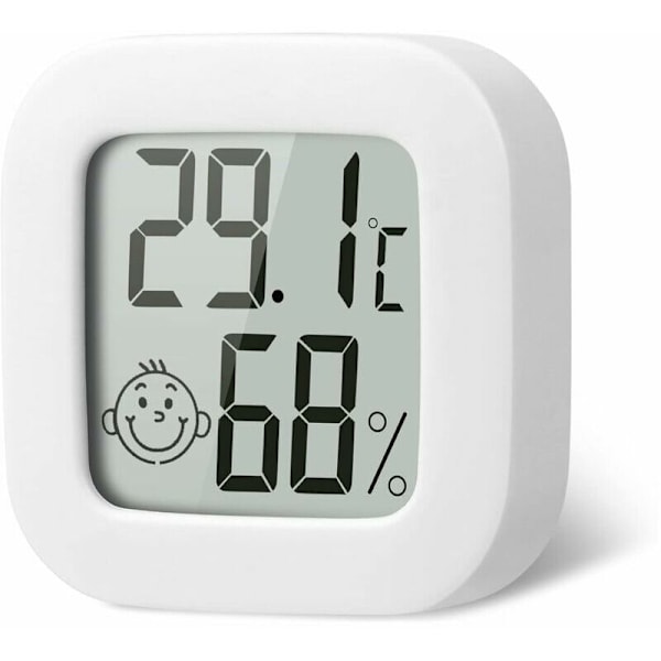 Indoor Hygrometer Thermometer, Small High Precision Digital Hygrometer Thermometer, Temperature Monitor and Humidity Meter Comfort Level Indicator f