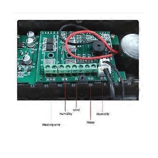 Smart Termostat Digital Zfx-w9002 Termostat Temperatur Fuktighetskontroll Inkubator 360 Automatisk