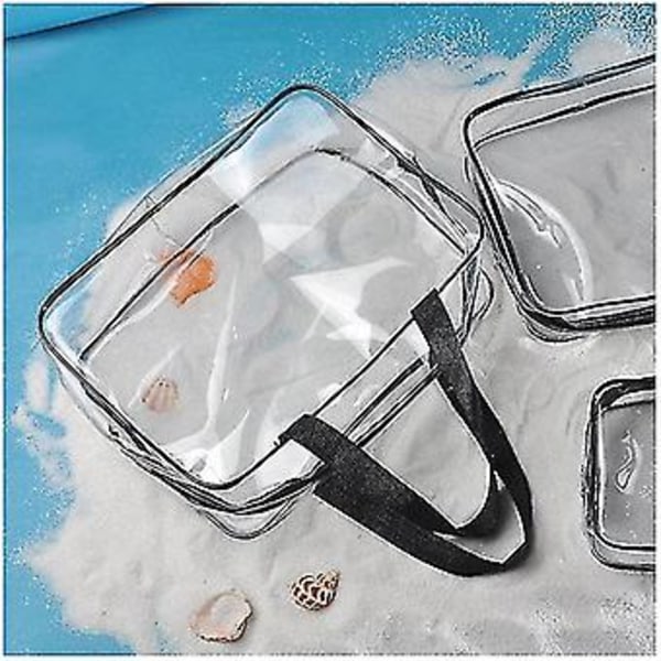 3-in-1 PVC Läpinäkyvät Functal-laukut
