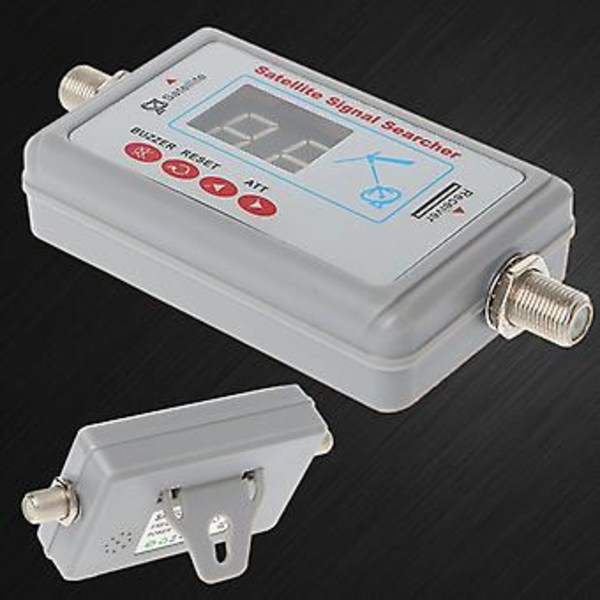 Digital TV Antenne Satellitt Signal Finder Meter Søker LCD Display SF-95DL