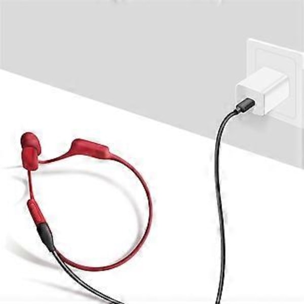 1 meter Ladekabel for Aeropex AS800 / OpenRun Pro/OpenRun/OpenRun Mini Hodetelefoner Lader
