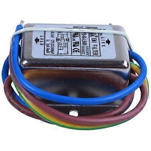 AC 115 V / 250 V 6 A EMI individuel fase støjfilter