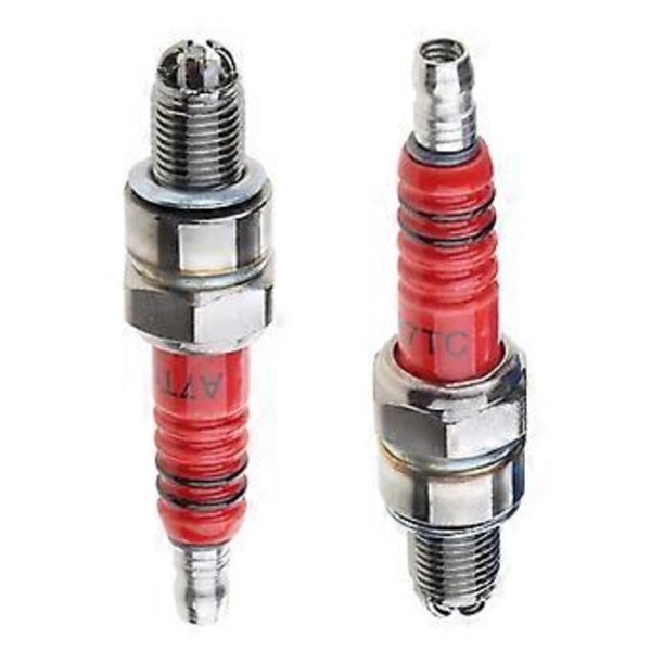 Elektrode A7TC Kompatibel med NGK C7HSA for Tennplugg for 50cc 70cc 90cc 110cc 125cc CRF50 DAX ATV Dirt Bikes Scootere