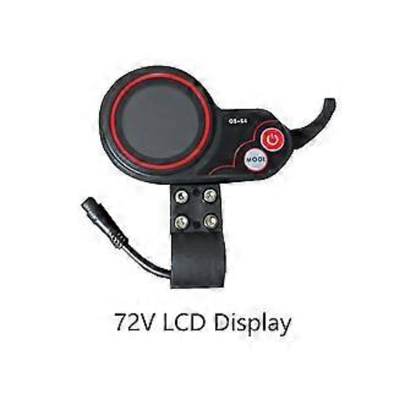 Qs-s4 72v Peukalokaasu LCD-näyttömittari Zero 11x Sähköpotkulaudan 6-nastainen näyttö Lisätarvikkeet Fg