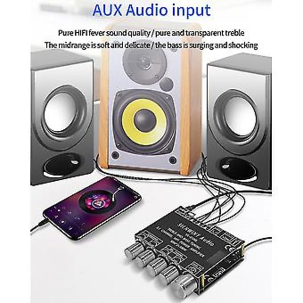 -s100l 2.1 Chl Tand O Forstærkerkort Modul 50x2+100w