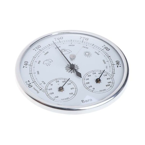 Hushållsväderstation barometer termometer hygrometer vägg hängande B