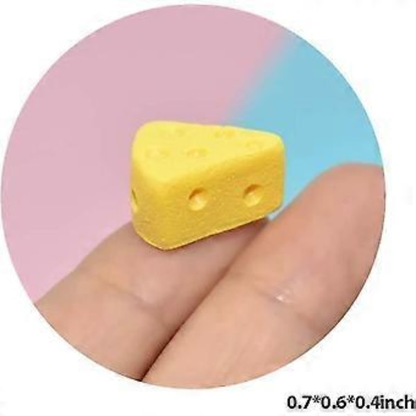 30 kpl Miniatyyri Keittiö Ruoka Juusto Simulaatio Kolmio Juustokakku Ruoka Figuriinit (h-4)