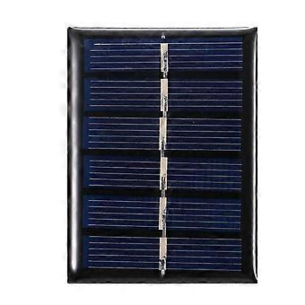 0,3W 3V Mini Solpanel Polykrystallinsk Silicium Lille Solcelle DIY Vandtæt Camping Bærbar Strøm Solpanel Kompatibel til Legetøj Lys Lampe Ventilator