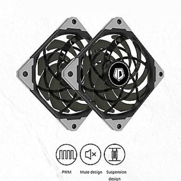 No-12015- 120mm Pwm Chassis Kjølevifte Ultra Slim Stille Datamaskinkabinett Kjølevifte Datamaskin Cpu Wa