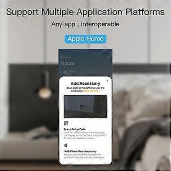 Matter WiFi Smart Switch 10A Smart Home Automation Relæmodul Tuya Smart Life Fungerer med Alexa Home