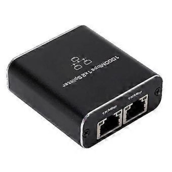 Nettverksplitter 1 til 2 Ethernet Splitter for 2 PC Laptop RJ45-kontakt RJ45 Splitter 1 inn 2 ut Ethernet Splitter