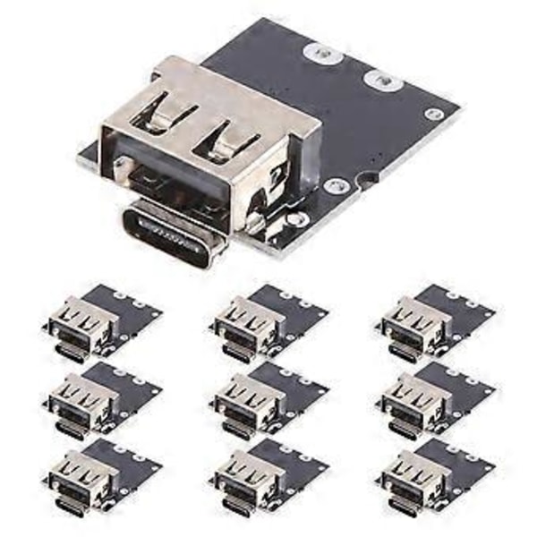 Korkean tarkkuuden moduuli 5V 2A Lataus-purku integroitu moduuli Type-C sisääntulo yhteensopiva 4.2V litiumakku moduulin kanssa