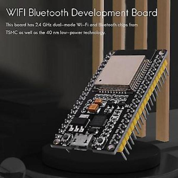 ESP32 Nodemcu Modul WLAN WiFi Dev Kit C Utvecklingskort Med CP2102 Kompatibel För
