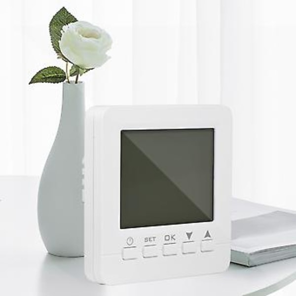 HY02B05-2 16A Digital LCD Display Uppvärmning Programmerbar Termostat Temperaturregulator