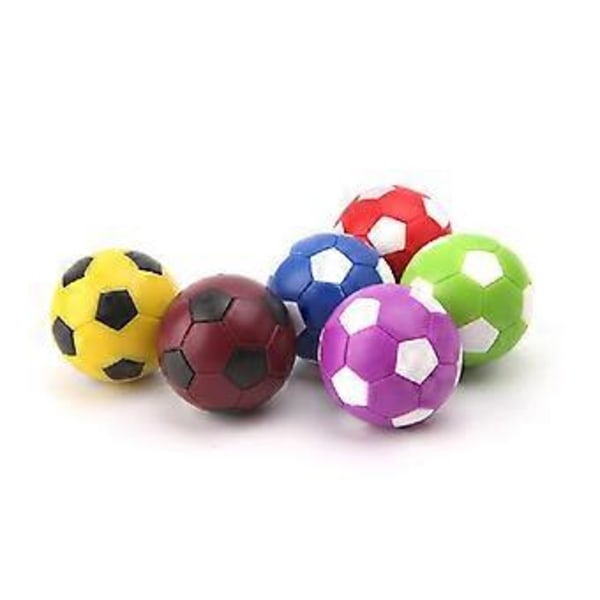 2 kpl Pöytäjalkapallo Jalkapallopallot Vaihtopallot, Mini Värikäs 36mm Sisäpeli