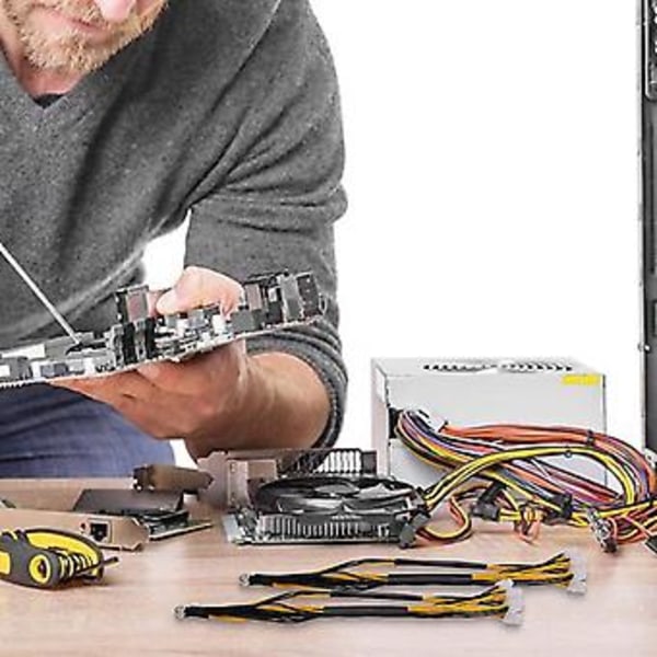 2 stk. 1200w 1600w Output Wire 6-pin Pcie S-stik til Bitmain Antminer Apw3 / Apw3+ / Apw3++