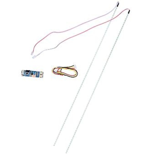 2 stk. LED Baklys Strips Flytende Krystall Display Lampe Rør Lys Kit med Driverkort Tilkoblingsledning