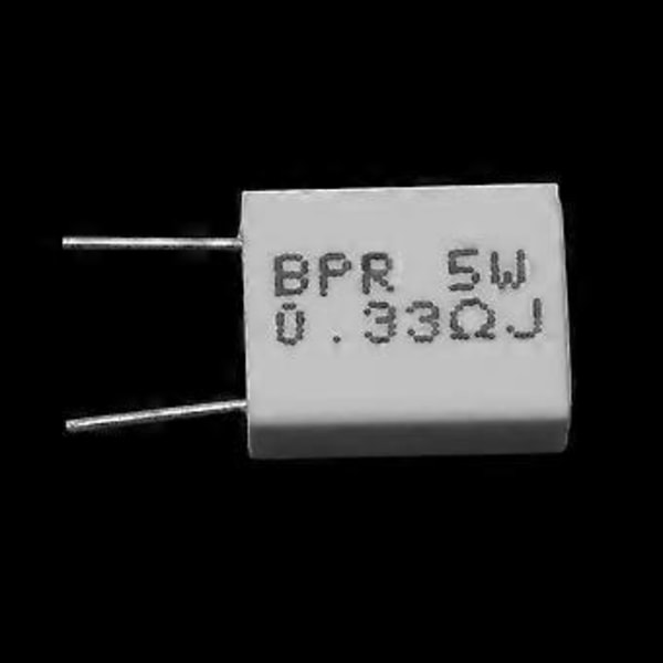 10 stk. 0.33R 5 for W 5% Cementmodstand 0.33R 0.33Ohm Ikke-induktiv Modstand BPR