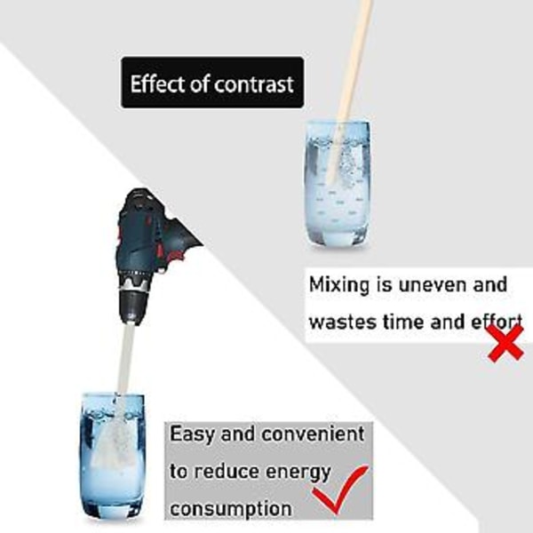 Epoxy Mixer Tilbehør Maling Og Resin Mixer Paddles Maling Mixer Boremaskine Tilbehør Epoxy Mixer Acces