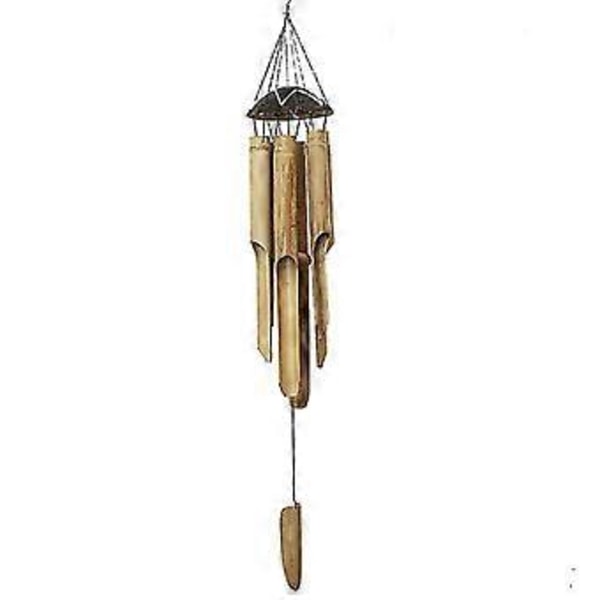 Vindspil Bambus Deco Mobil Lydrør Klokkespil Afslapning Have Dørklokke Feng Shui 60 Cm
