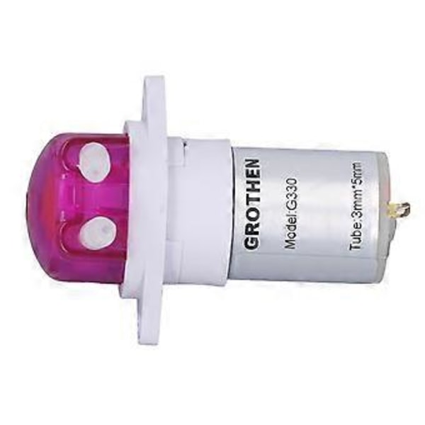 Peristaltisk Pump Mini DC Liten Mikro Cirkulerande Elektrisk Självsugande Vätskedoseringspump 5000RPM 24V 53ml/min 130A