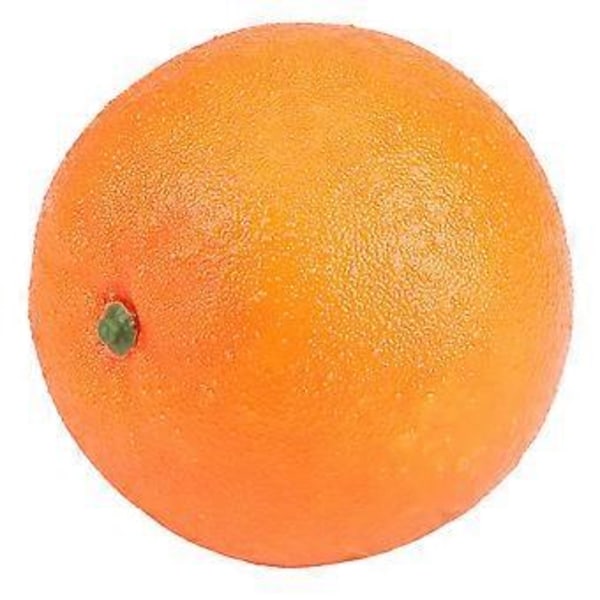 4 stk. Blød Plastik Simulation Orange Frugt Boligdekoration Bourgogne