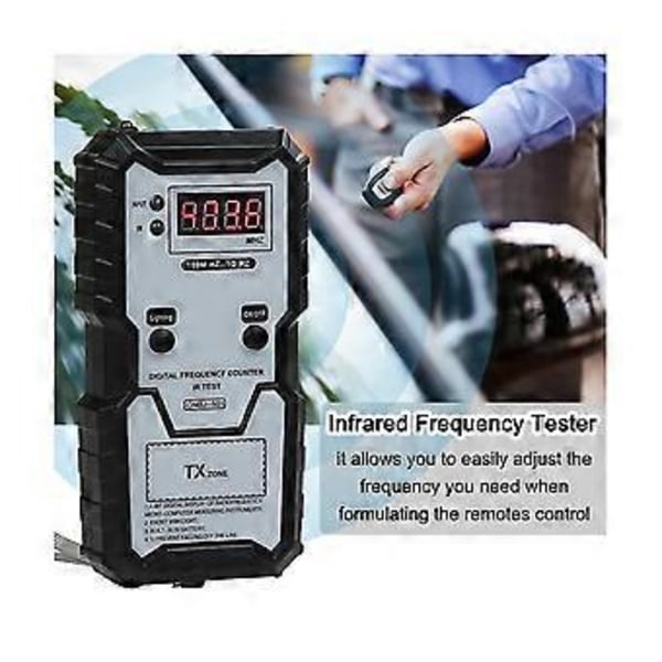 Digitalt elektroniskt mätinstrument Hög noggrannhet Bil Fjärrkontroll Frekvenstestare För Ca