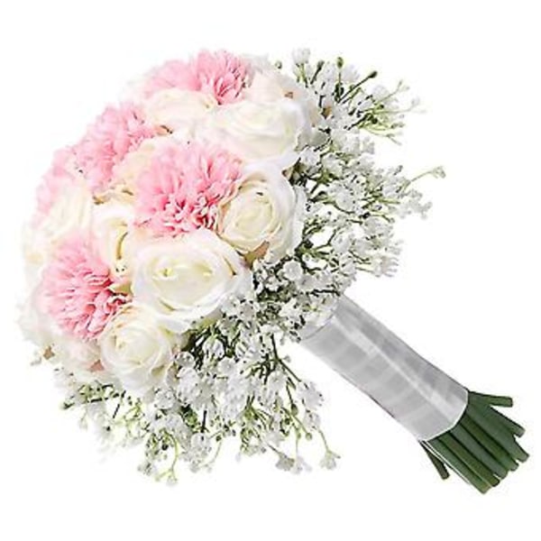 Kunstig Blomst, Smuk Simulation Bryllupsbuket Kunstig Buket Bryllupsbuket Dokumenteret Ydeevne